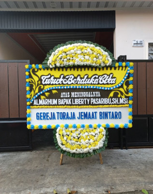 Papan Bunga Duka di Seruyan Tengah