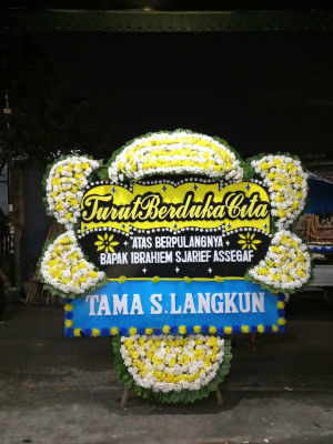 Papan Bunga Duka di Seruyan Tengah